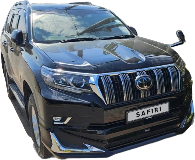 Toyota Land Cruiser Prado TX-L with chauffeur, Nairobi airport transfers